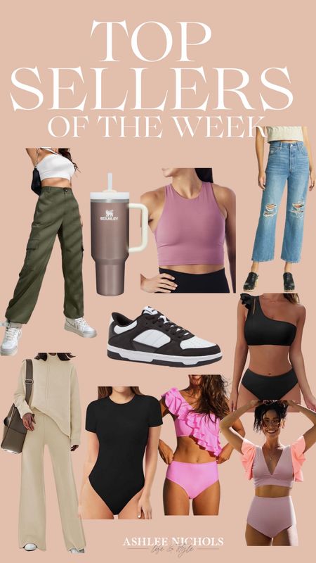 Top sellers of the week
Amazon cargo pants
Amazon swim and bikini
Walmart sports bra
Levi’s denim
Loungewear
Bodysuit 