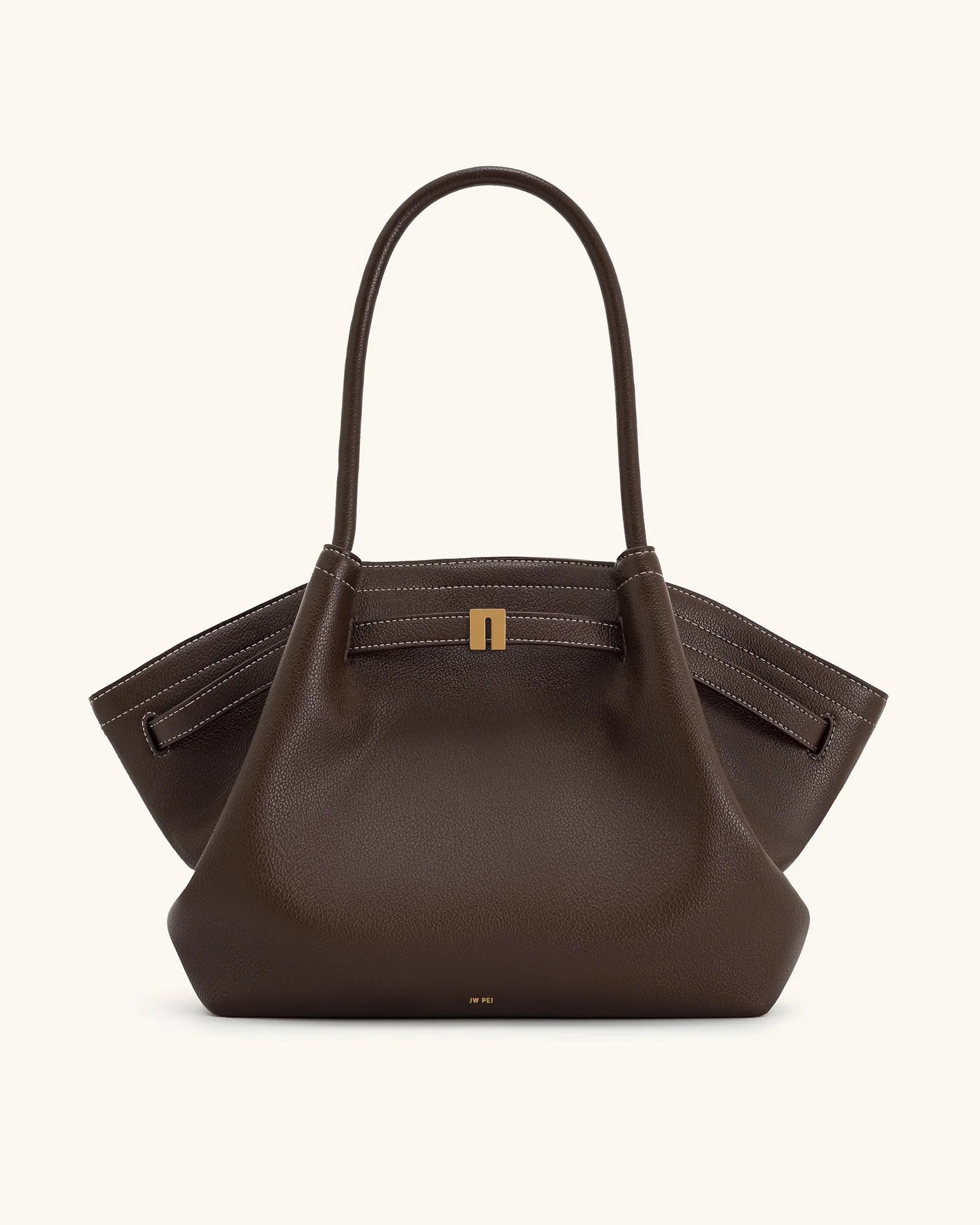 Hana Large Tote Bag - Dark Brown | JW PEI US