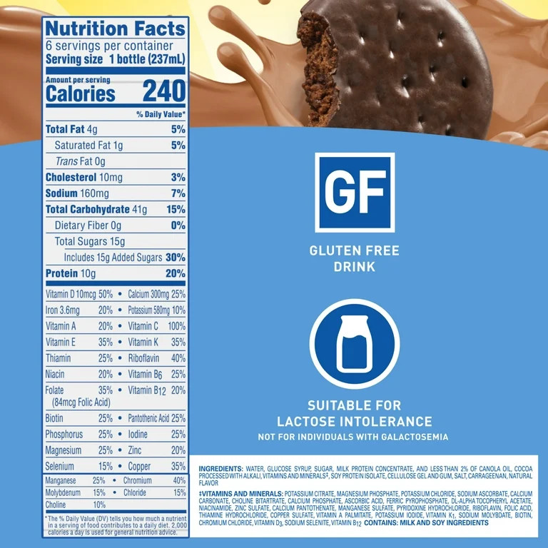 Carnation Breakfast Essentials® Girl Scouts Thin Mints® Flavored Nutritional Drink, 6 - 8 fl oz... | Walmart (US)