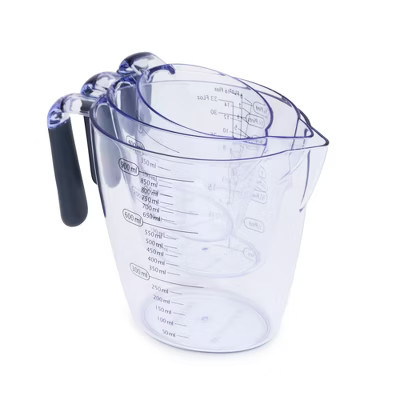 3 Piece Measuring Cup Set , Soft Non-Slip Handles, BPA Free | Target