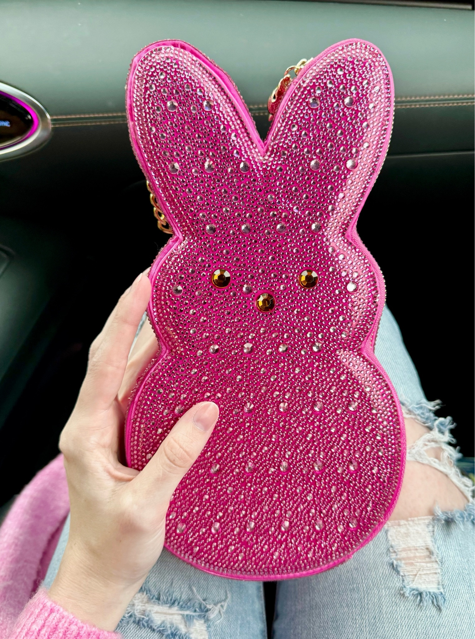 My favorite Peeps bunny Easter purse from Betsey Johnson is back in stock for this spring! I got soooo many compliments on mine last year - it's absolutely adorable in person! 🐰💖

Easter purse, Easter bag, Easter accessories, Easter outfit, Easter style, Easter gift idea, Easter bunny, bunny purse, Easter fashion

#LTKItBag