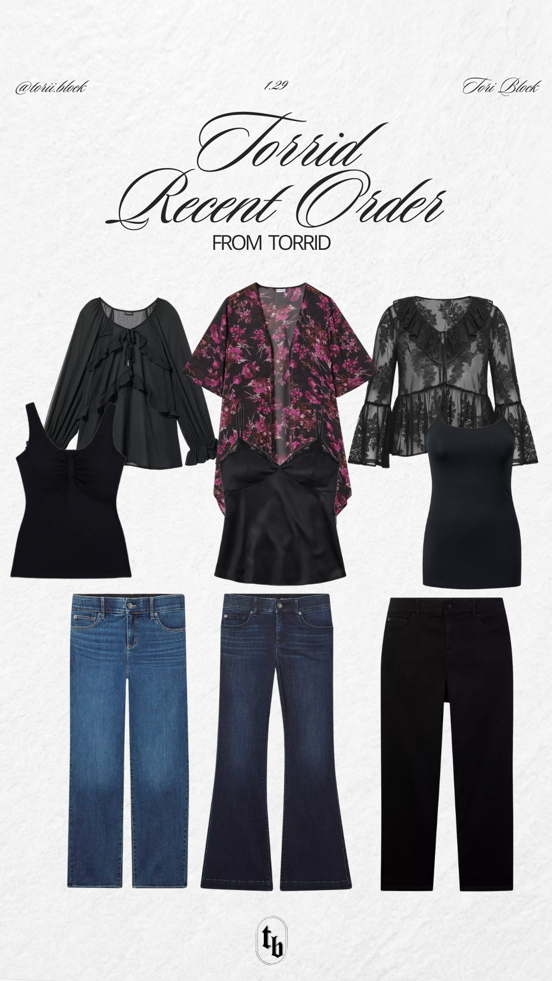 Recent Order from Torrid! 

 

#LTKgrwm #LTKootd #LTKMidsize
