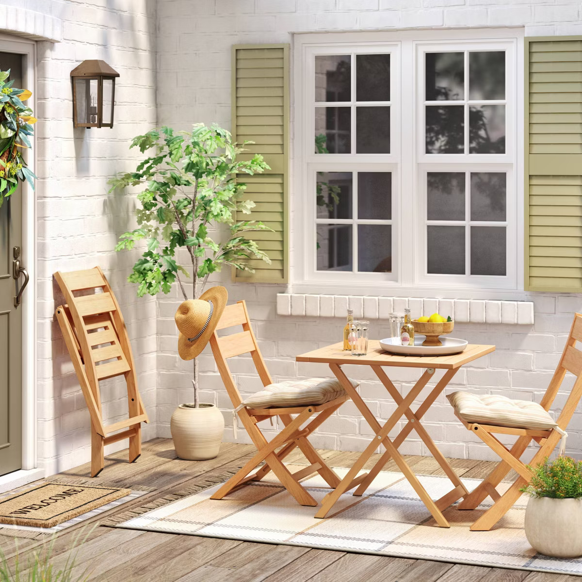 72" Artificial White Oak Tree Green - Threshold™ designed with Studio McGee | Target