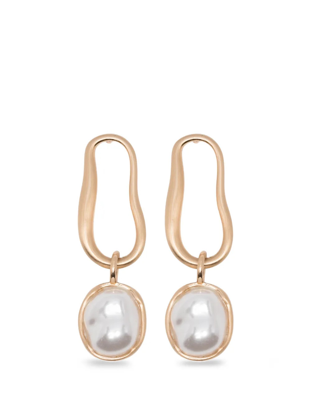 Cult Gaia Vera drop earrings - Gold | Farfetch Global