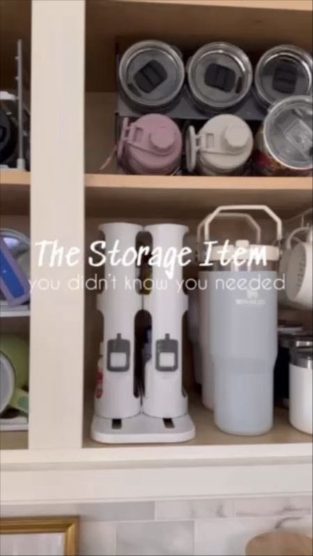 Must have Amazon kitchen organization and storage! Even fits your Stanleys! This cabinet caddy is perfect for spices or pill bottles. 

(2/19)

#LTKhome #LTKstyletip #LTKVideo