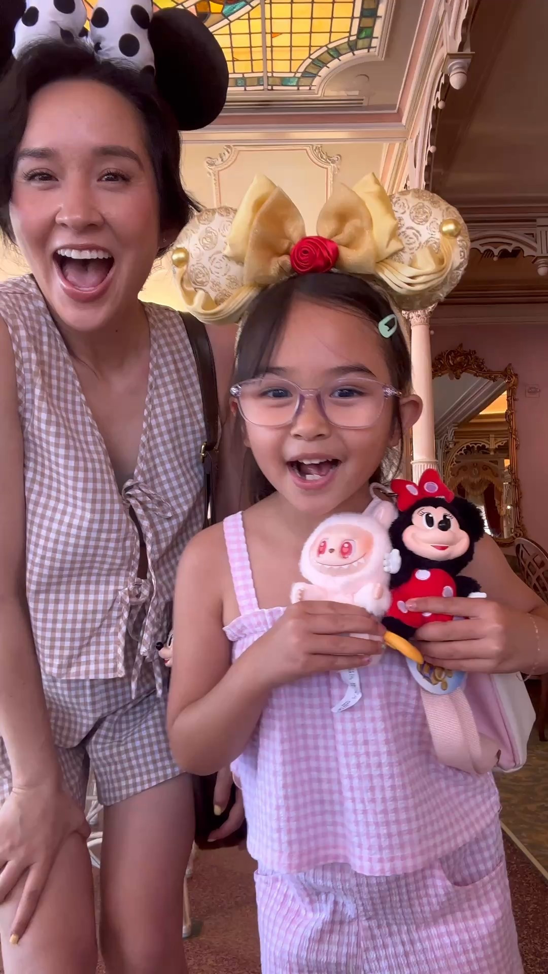 Squeezed in a Disney day before school starts & before treatment fully kicks in again. Just trying to soak in the good while I can. 🏰✨

Glad we got the fit pics in before the sweat (& steroids 😅) hit!

Isla set: @atnoonstore 
Labubu/Disney Mickey Family: @popmart
Purse: Tiktok shop

Added in a similar neutral pair of 9060s! The one I have are unisex.. but this women’s neutral version looks cute too! 