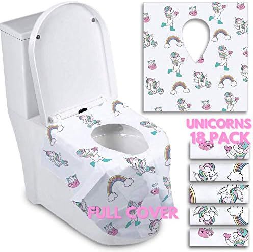 Disposable Toilet Seat Covers for Toddlers - Individually Wrapped Unicorn Potty Training Liners f... | Amazon (US)