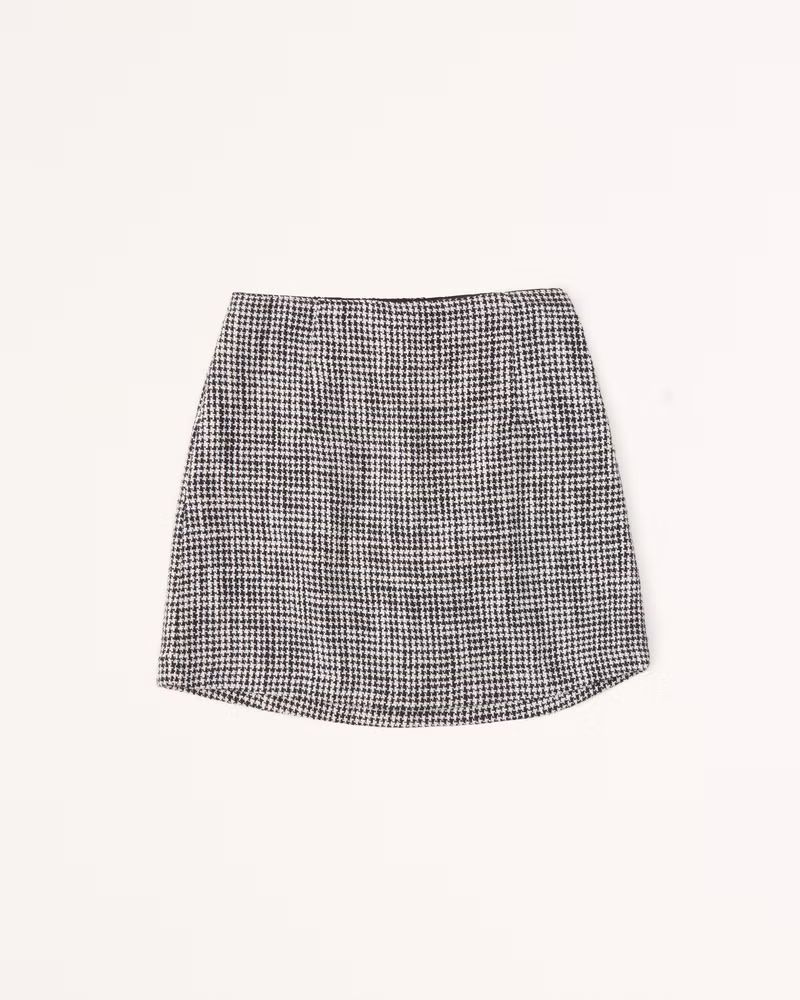 Women's Tweed Mini Skort | Women's Bottoms | Abercrombie.com | Abercrombie & Fitch (US)