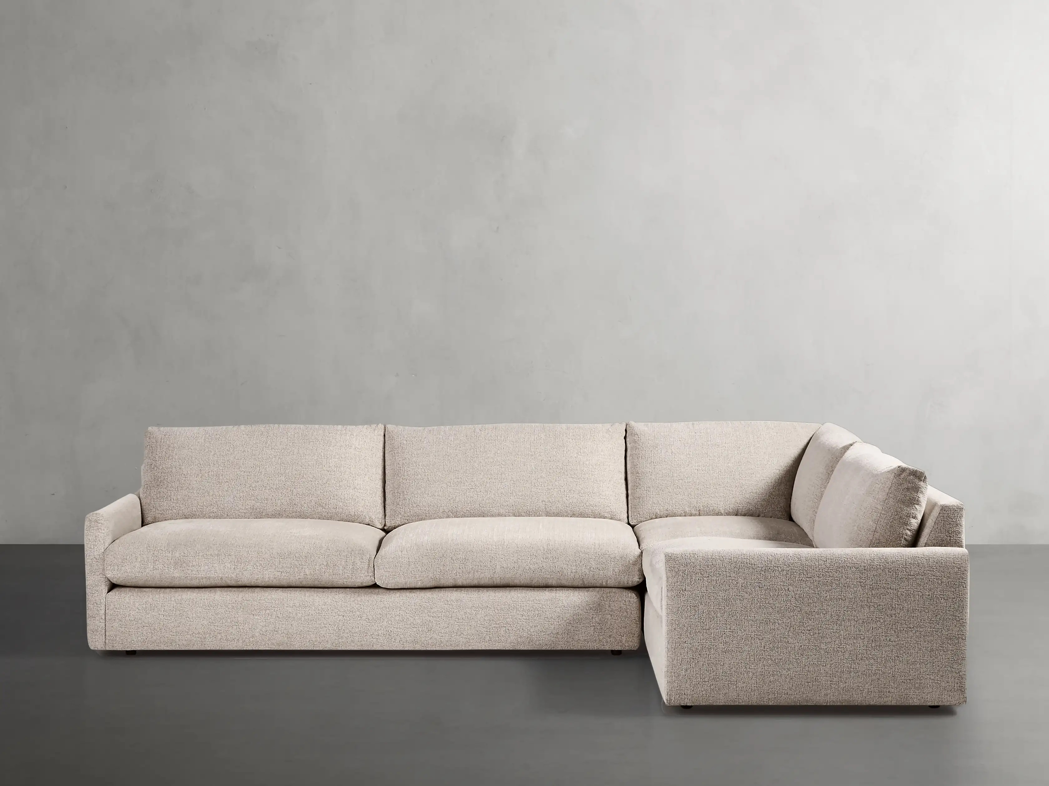 Kipton Slim Arm Two-Piece Sectional | Arhaus