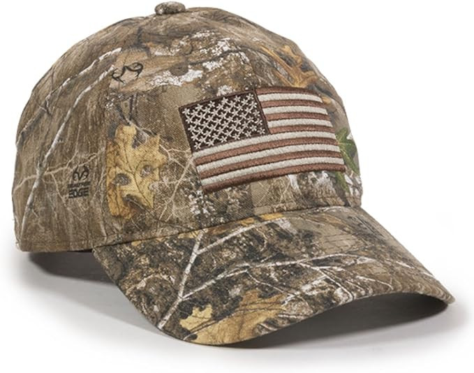Outdoor Cap Men's Camouflage Americana Cap, One Size | Amazon (US)