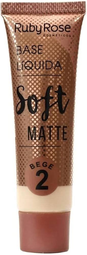 BASE LIQUIDA SOFT MATTE - HB8050B2 - BEGE 2 - RUBYROSE | Amazon (BR)