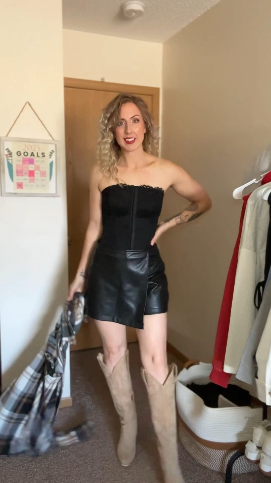 Wearing small in corset, small in skort, shacket, small/6 in jeans  

#LTKShoeCrush #LTKSaleAlert #LTKStyleTip