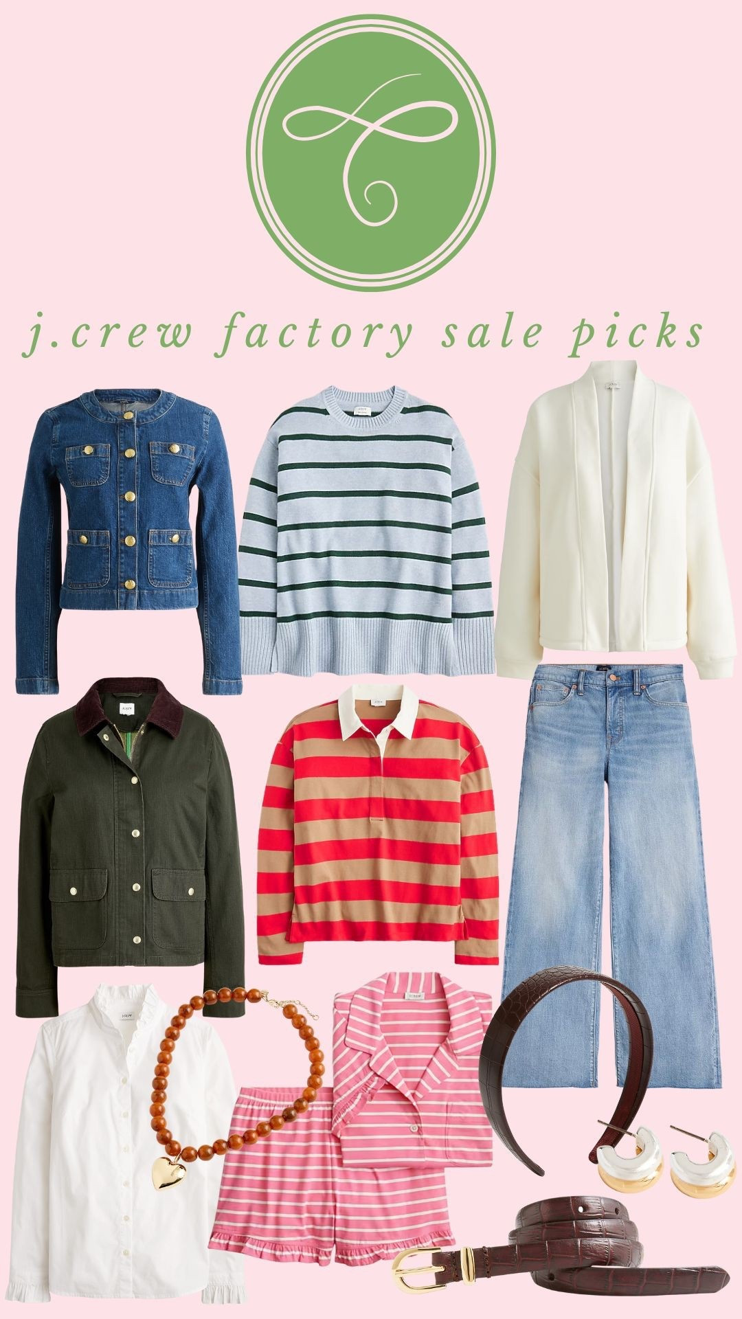 J. Crew Factory Sale Picks! Use code  SOGOOD for an extra 25% off $150 

#LTKSaleAlert