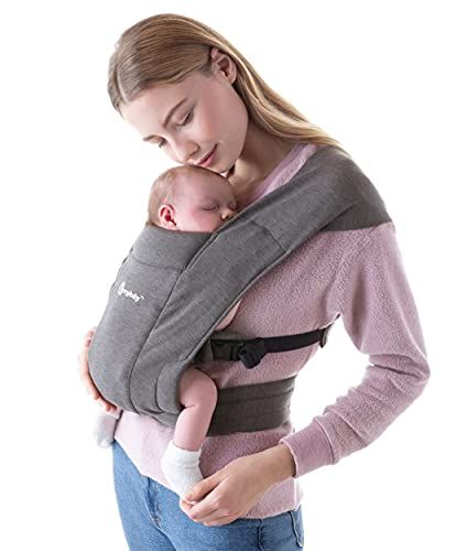 Ergobaby Embrace Cozy Newborn Baby Wrap Carrier (7-25 Pounds), Oxford Blue | Amazon (US)