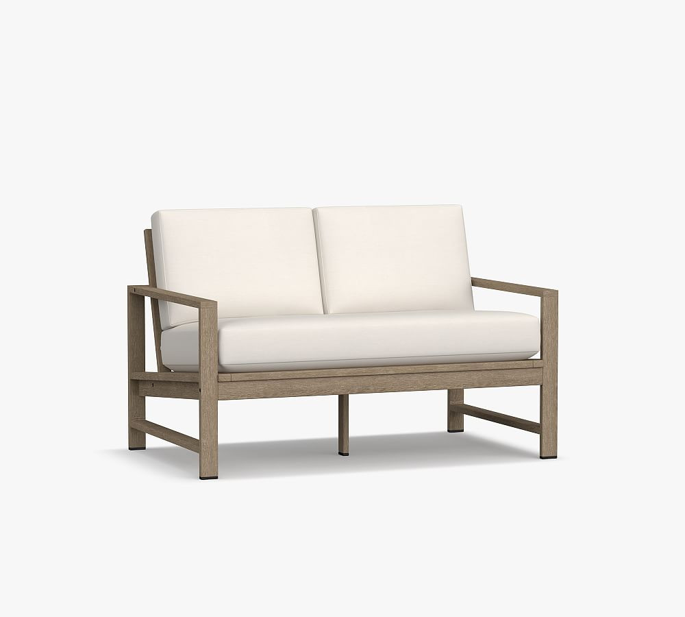 Indio Eucalyptus Outdoor Loveseat (50") | Pottery Barn (US)