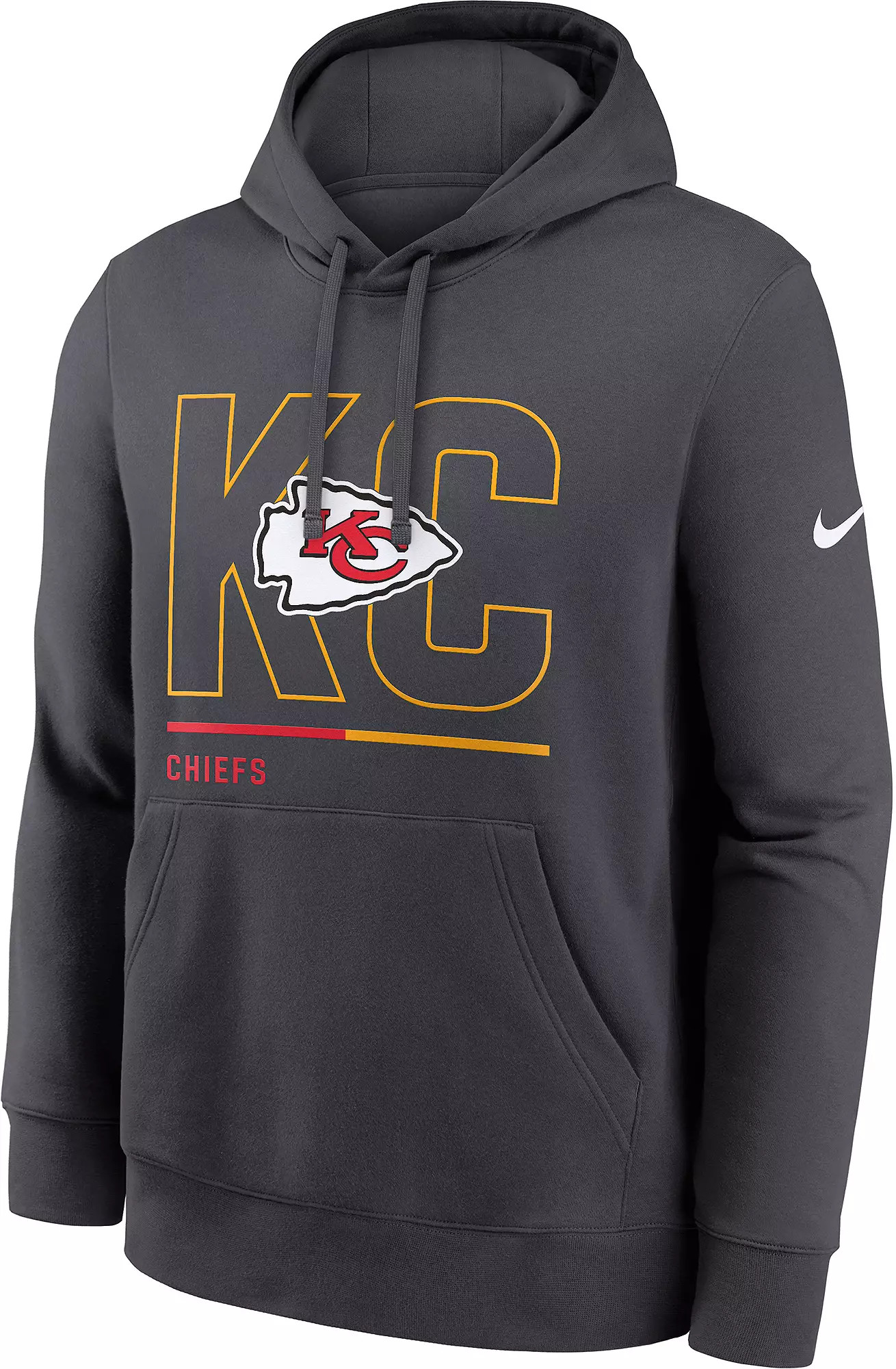 Nike Men's Kansas City Chiefs Anthracite City Code 2025 Club Hoodie | DICK'S Sporting Goods