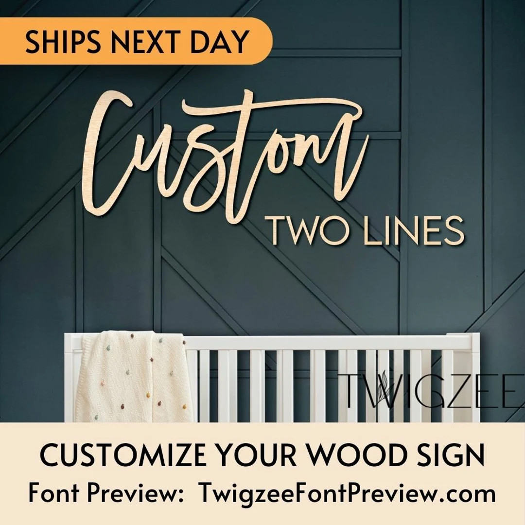 Custom Wood Baby Name Sign | Letter Wall Art | Kids Room Art | Wall Art for Nursery | Baby Name S... | Etsy (US)