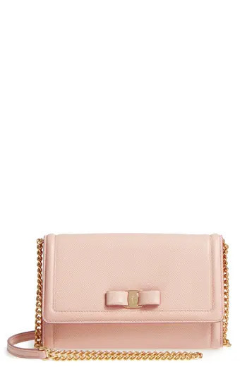 Salvatore Ferragamo Vara Leather Crossbody Bag - | Nordstrom