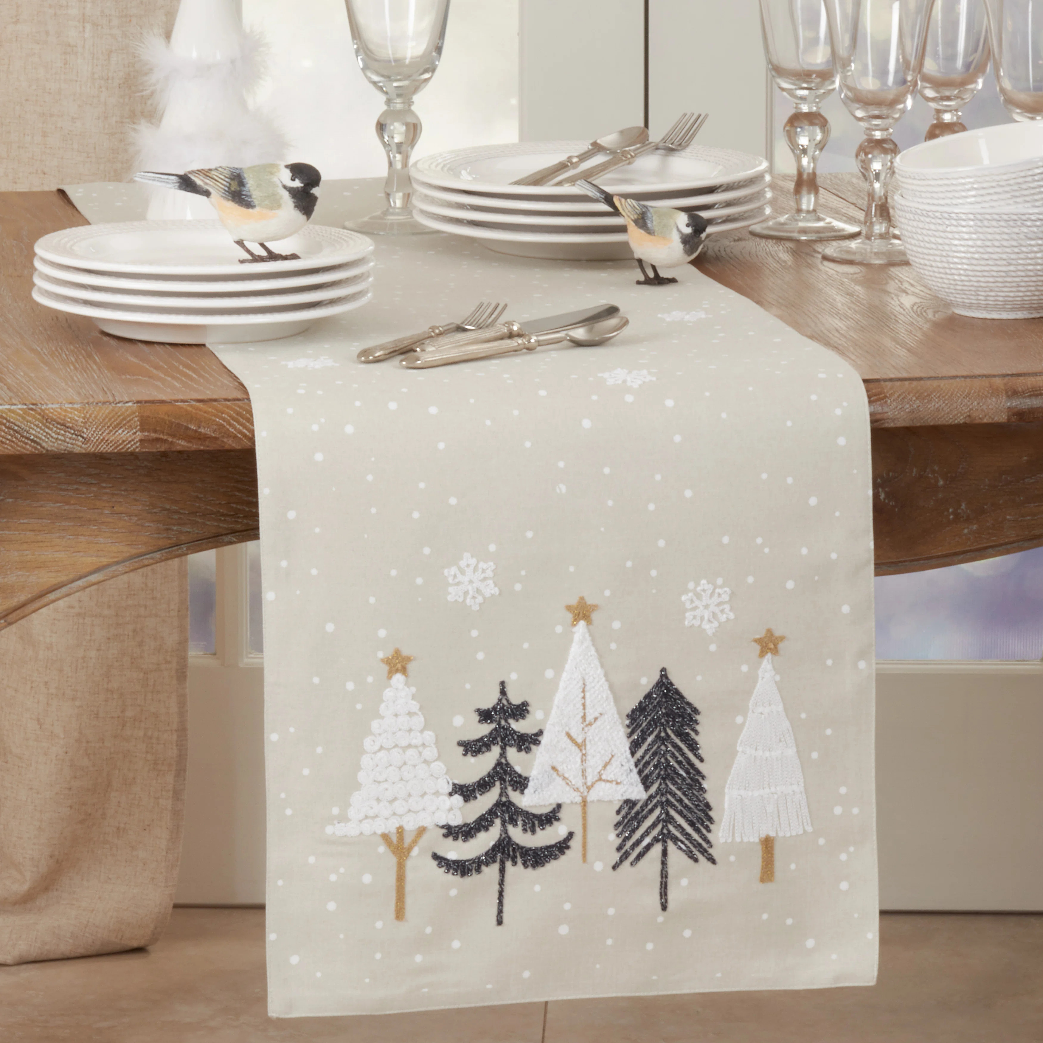 Izumi Christmas Table Runner | Wayfair North America
