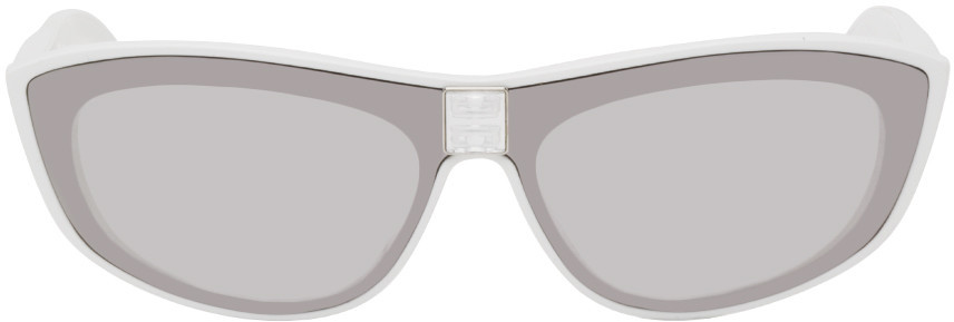 Givenchy White GV40027I Sunglasses | SSENSE
