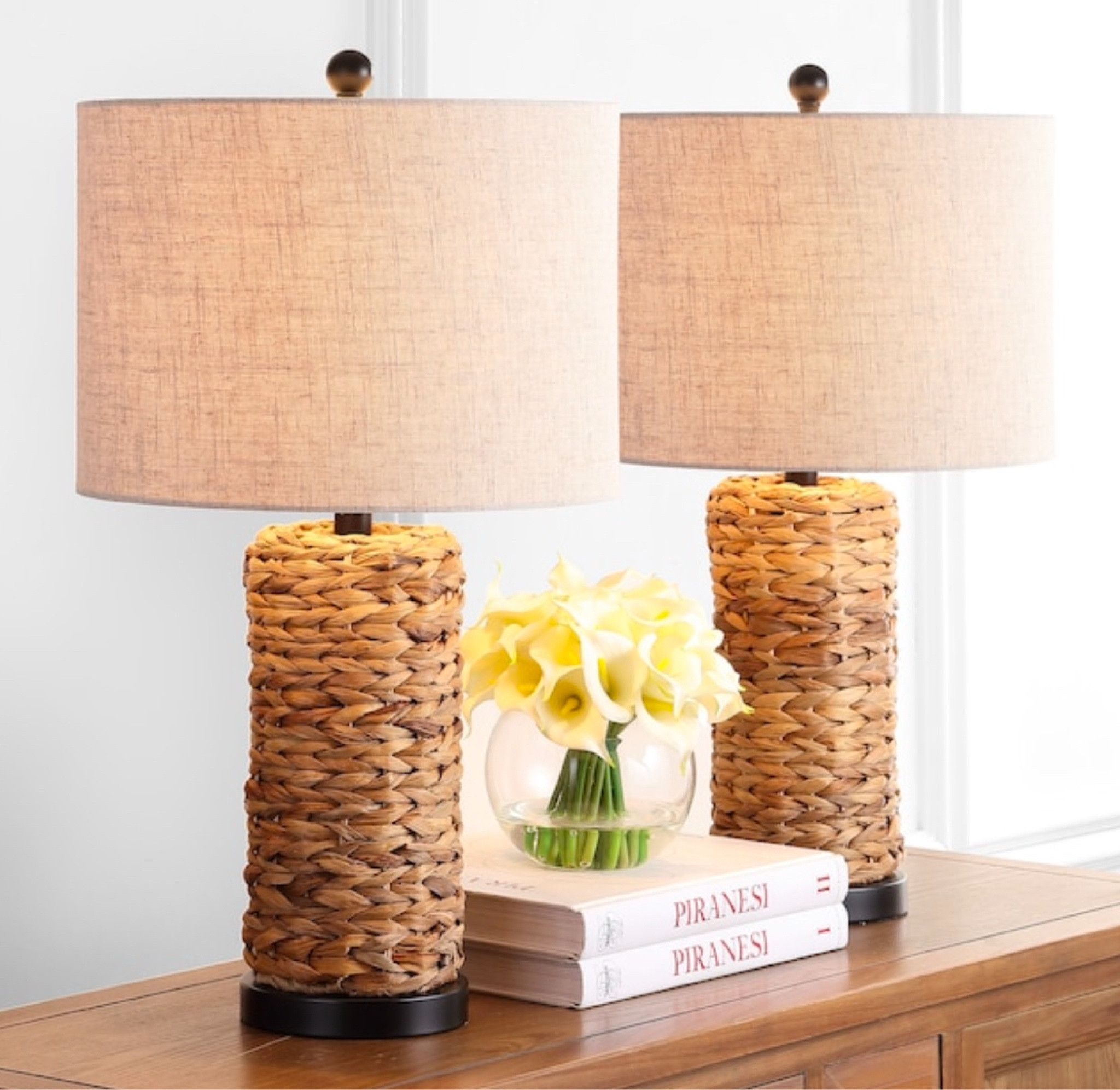 I’m in Love with this set of Coastal braided hyacinth Lamps with Linen shades. These are classic and would never go  out of style!

#LTKFamily #LTKStyleTip #LTKHome