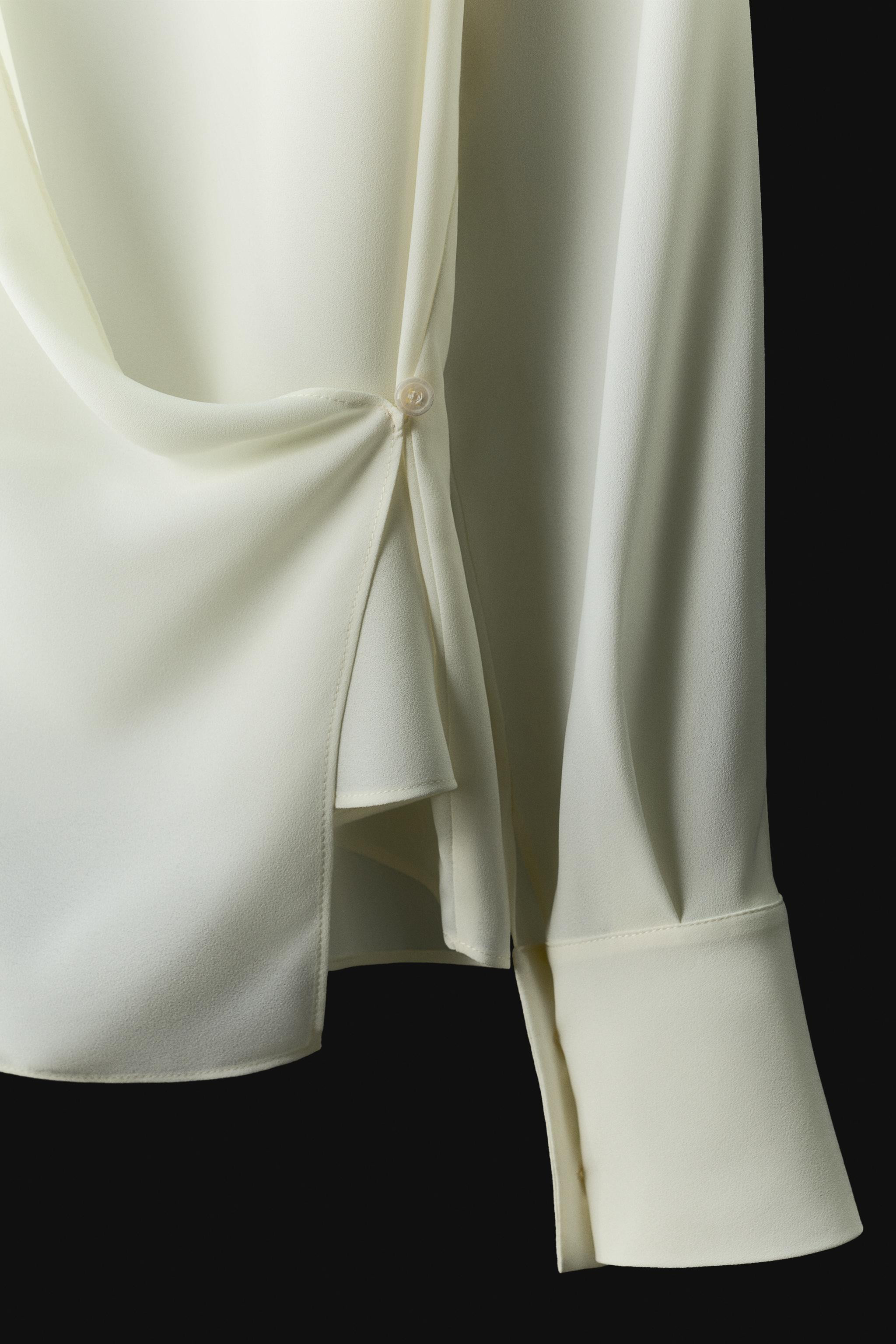 ZW COLLECTION FLOWING WRAP BLOUSE | Zara AU