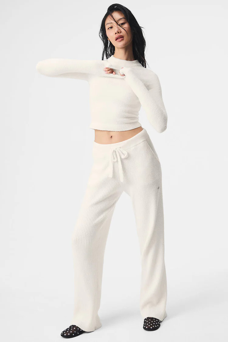Snuggle Up Sweater Long Sleeve - Ivory | Alo Yoga (US)