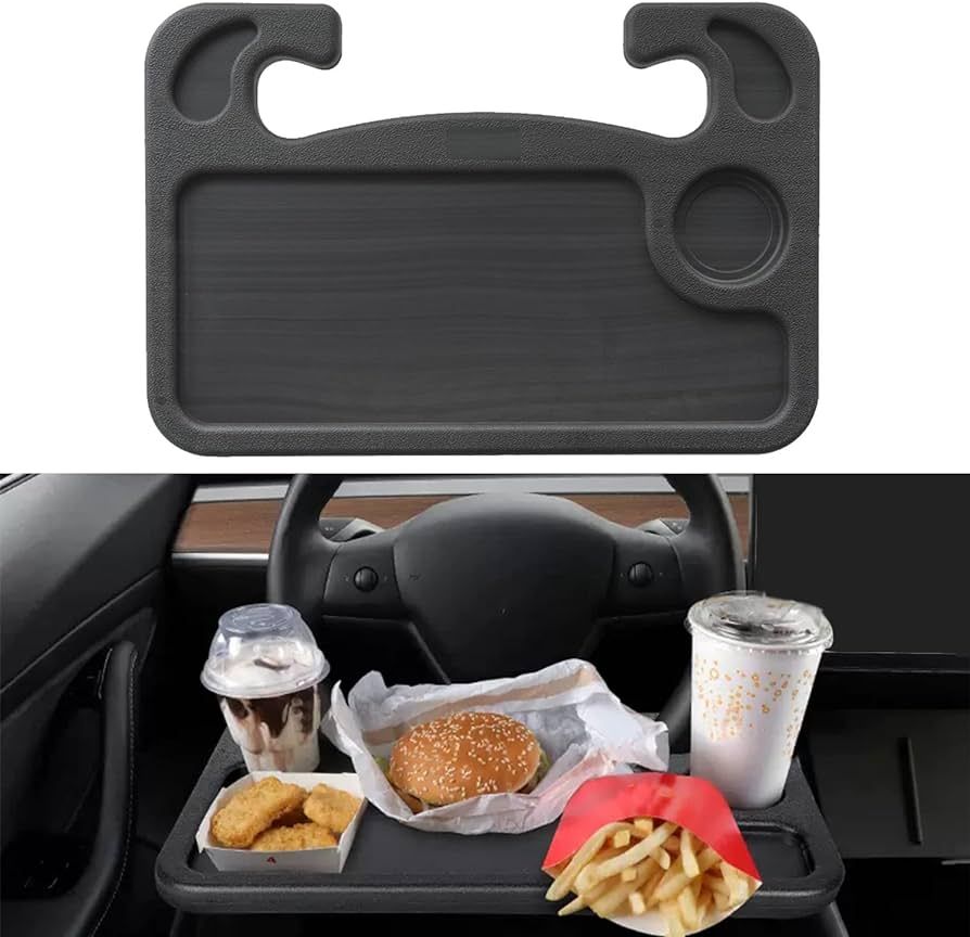 BoxCheer Steering Wheel Tray Universal Double-Sided Travel Car Accessories Steering Wheel Desk Ca... | Amazon (US)