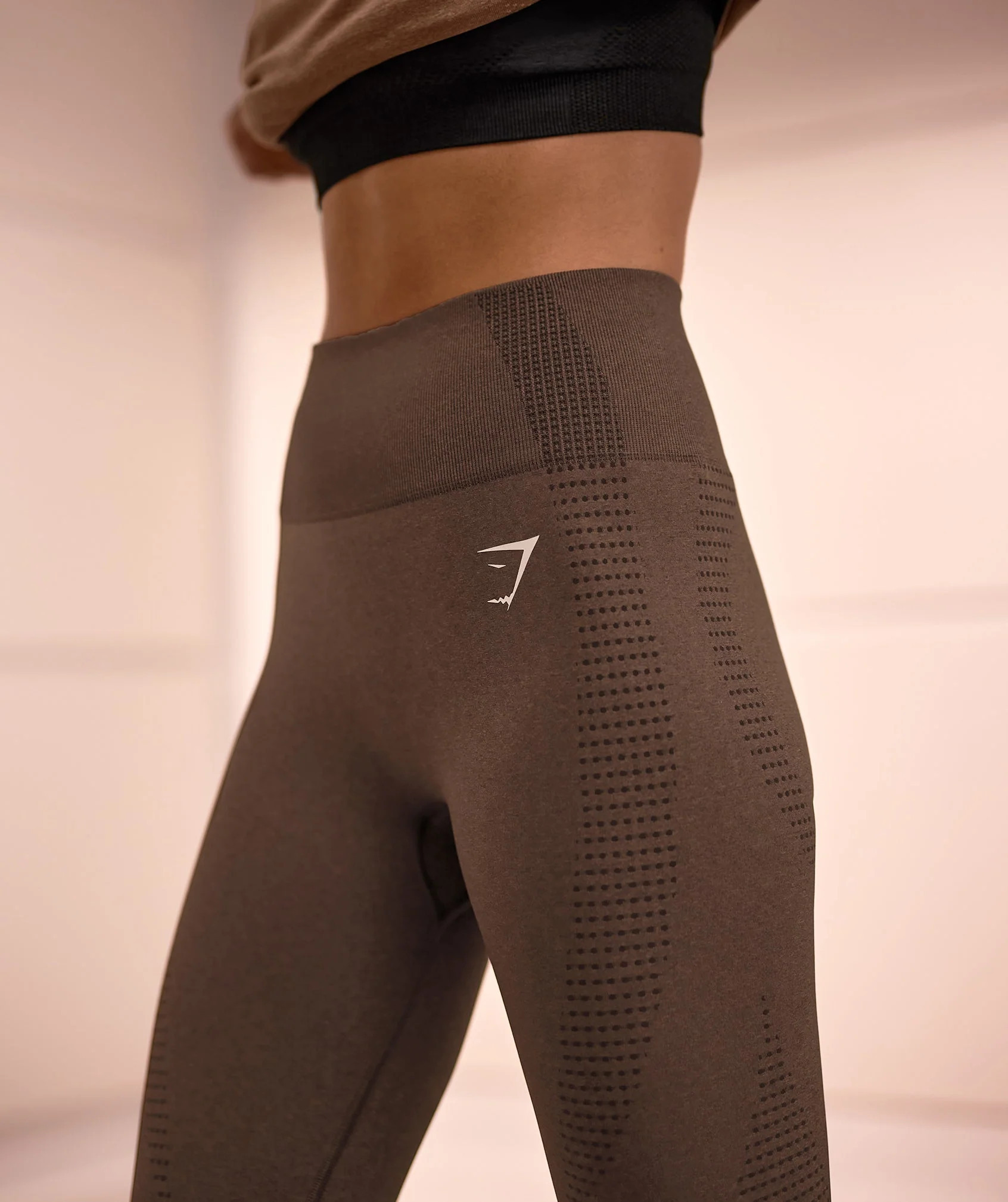 Gymshark Vital Seamless 2.0 Leggings - Espresso Marl | Gymshark (Global)