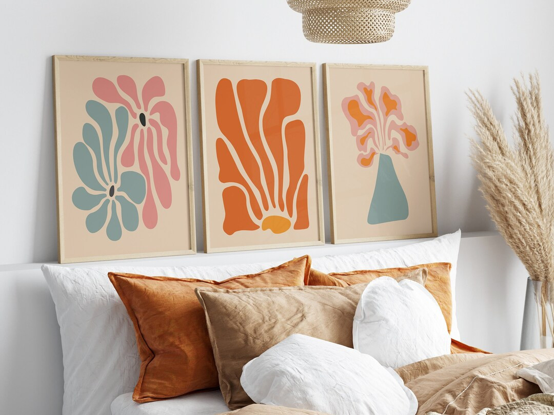 Set of 3 Matisse Flower Prints, Matisse Posters, Botanical Illustration, Floral and Nature Wall A... | Etsy (US)