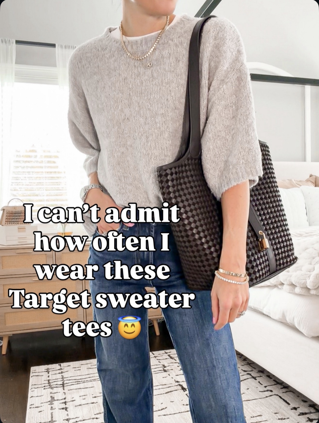 Confession: how many Target sweater tees is too many… asking for a friend 😇 I wear size xs 

#LTKmomlife #LTKOver40 #LTKSeasonal