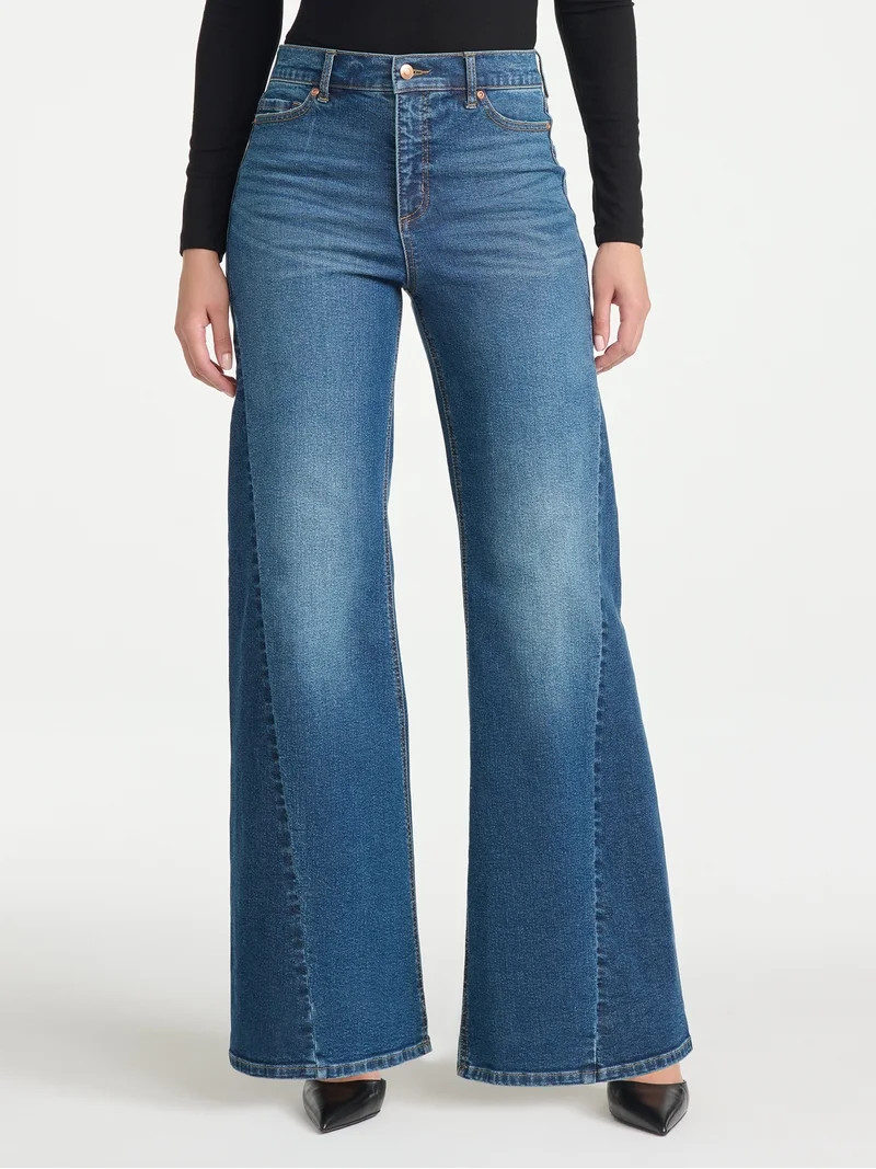 Sofia Vergara Women's Margot Seamed Wide Leg, Sizes 0-26W | Walmart (US)