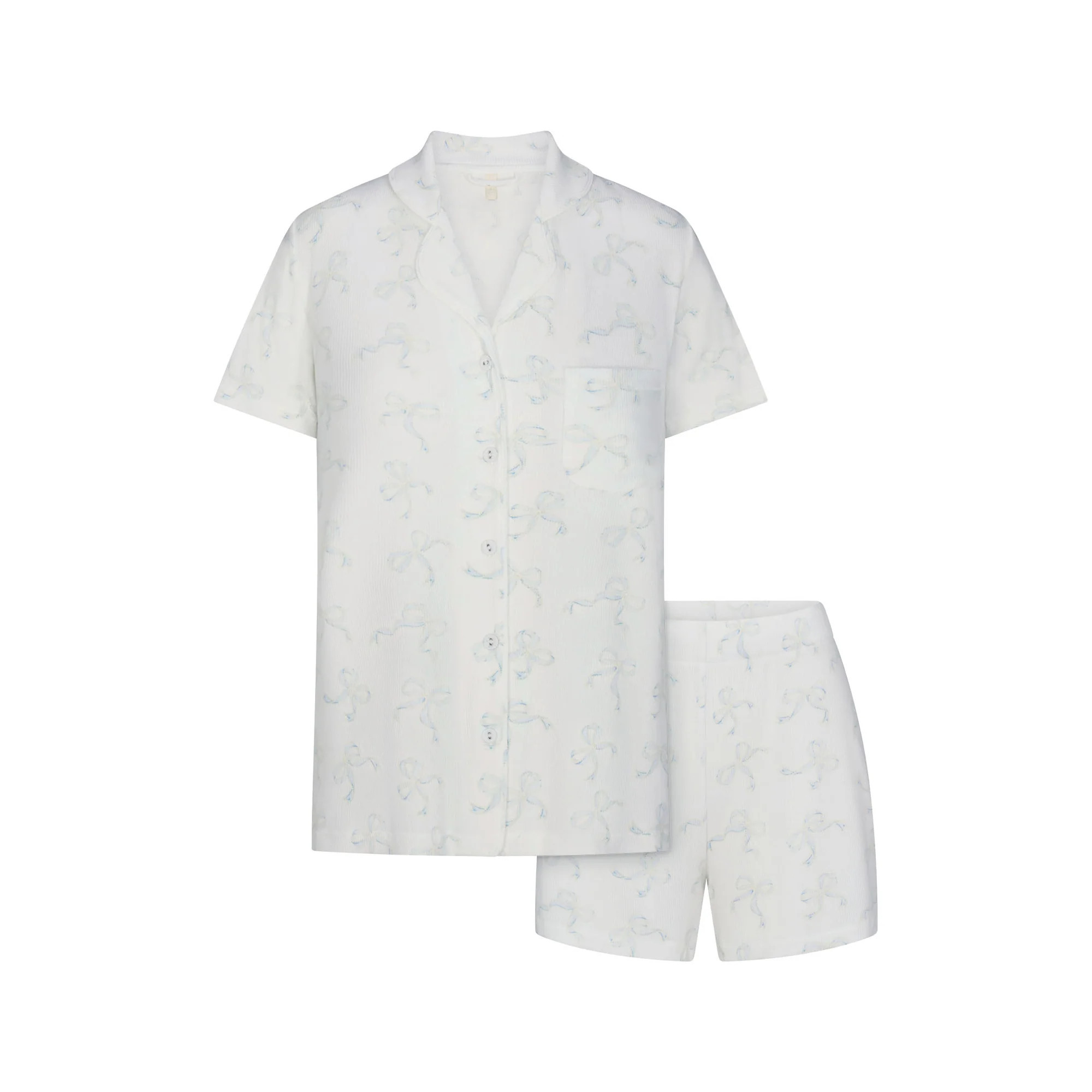SKIMS Short Pajama Set | White | Medium | Soft Lounge | SKIMS (US)