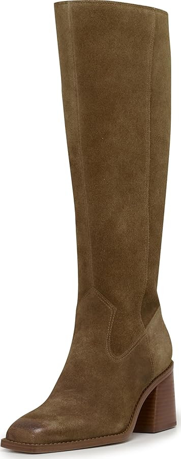 Vince Camuto Women's Sangeti Stacked Heel Knee High Boot Fashion | Amazon (US)