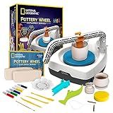 NATIONAL GEOGRAPHIC Pottery Wheel for Kids – Complete Kit for Beginners, Plug-In Motor, 2 lbs. ... | Amazon (US)