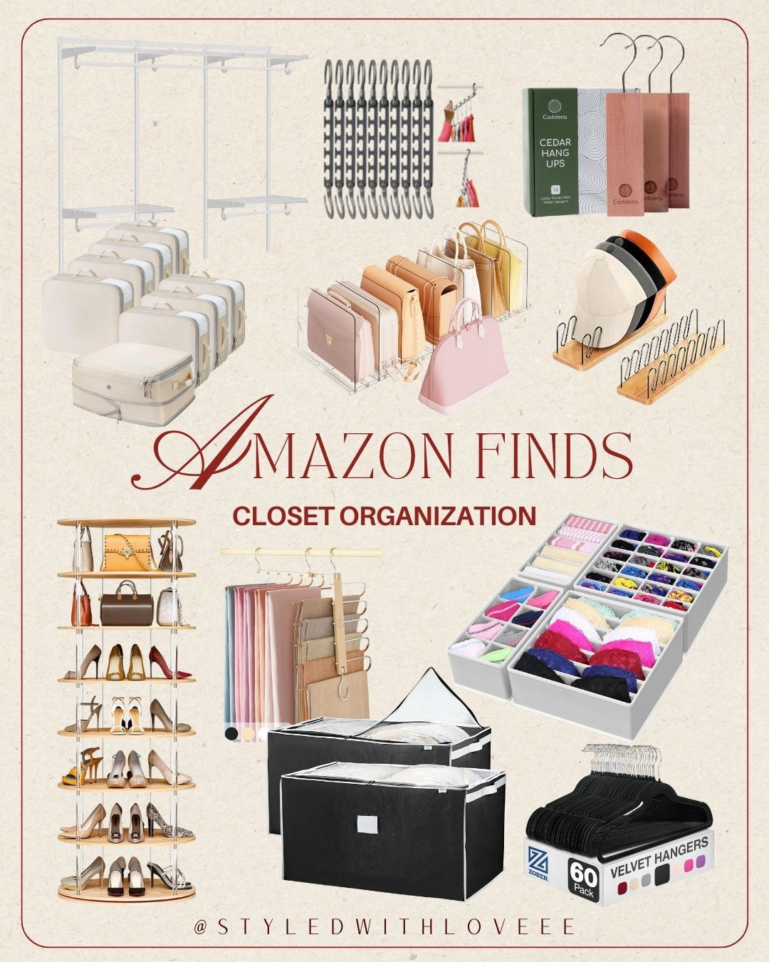 New year, new closet energy 🤍
Simple Amazon finds that completely upgraded my space — no reno, no stress.
Organized, minimal, and budget-friendly ✔️
