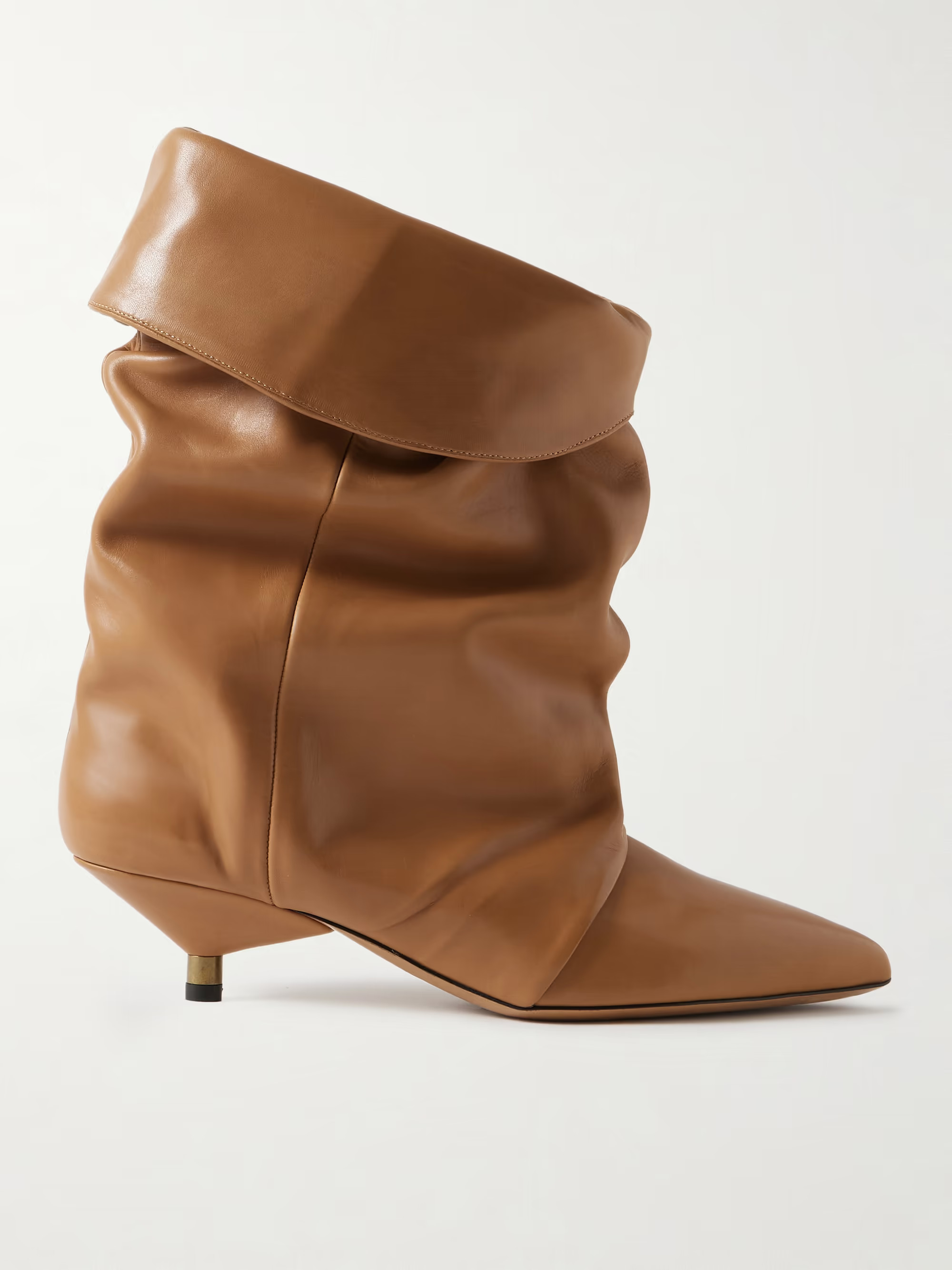 Edrik gathered leather ankle boots | NET-A-PORTER APAC
