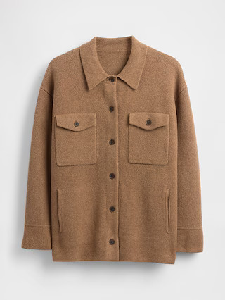 CashSoft Oversized Shirt Jacket | Gap (US)