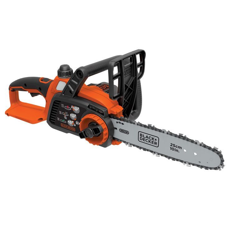 Black & Decker 20V MAX Brushed Lithium-Ion 10" Cordless Chainsaw (Tool Only) | Target