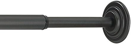 Umbra, Black Coretto 1/2-Inch Tension Drapery Rod for Window, 36 to 54-Inch | Amazon (US)