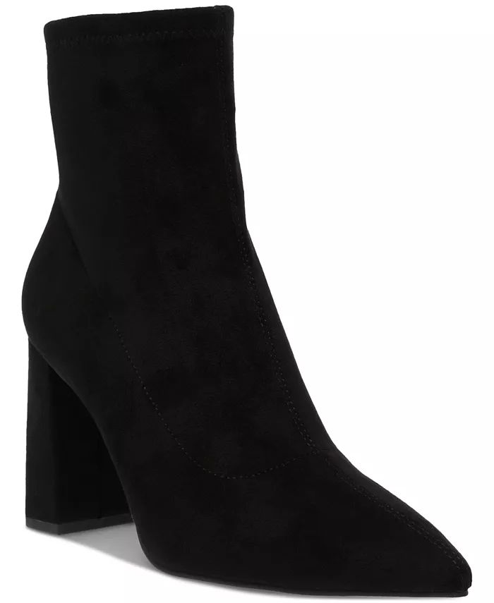 Wild Pair Iloise Pointed-Toe Block-Heel Dress Booties, Created for Macy's - Macy's | Macy's