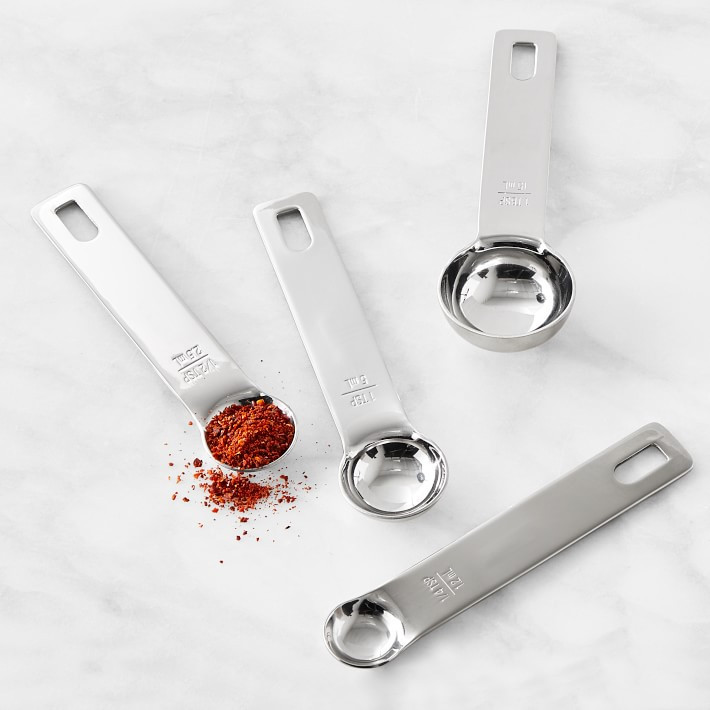 Williams Sonoma Stainless Steel Ultimate Measuring Cups & Spoons | Williams-Sonoma