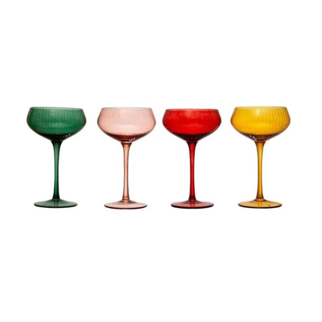 Champagne Glass | Pink Antlers