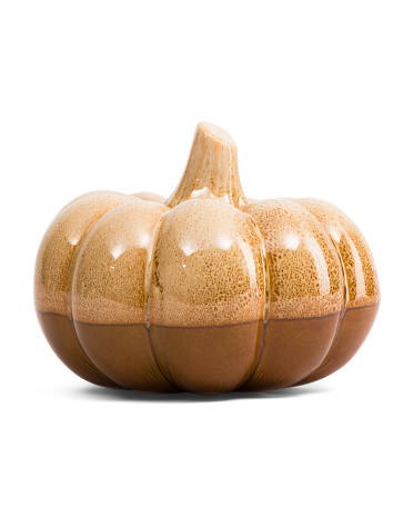 Made In Portugal Reactive Glaze Pumpkin Decor | TJ Maxx