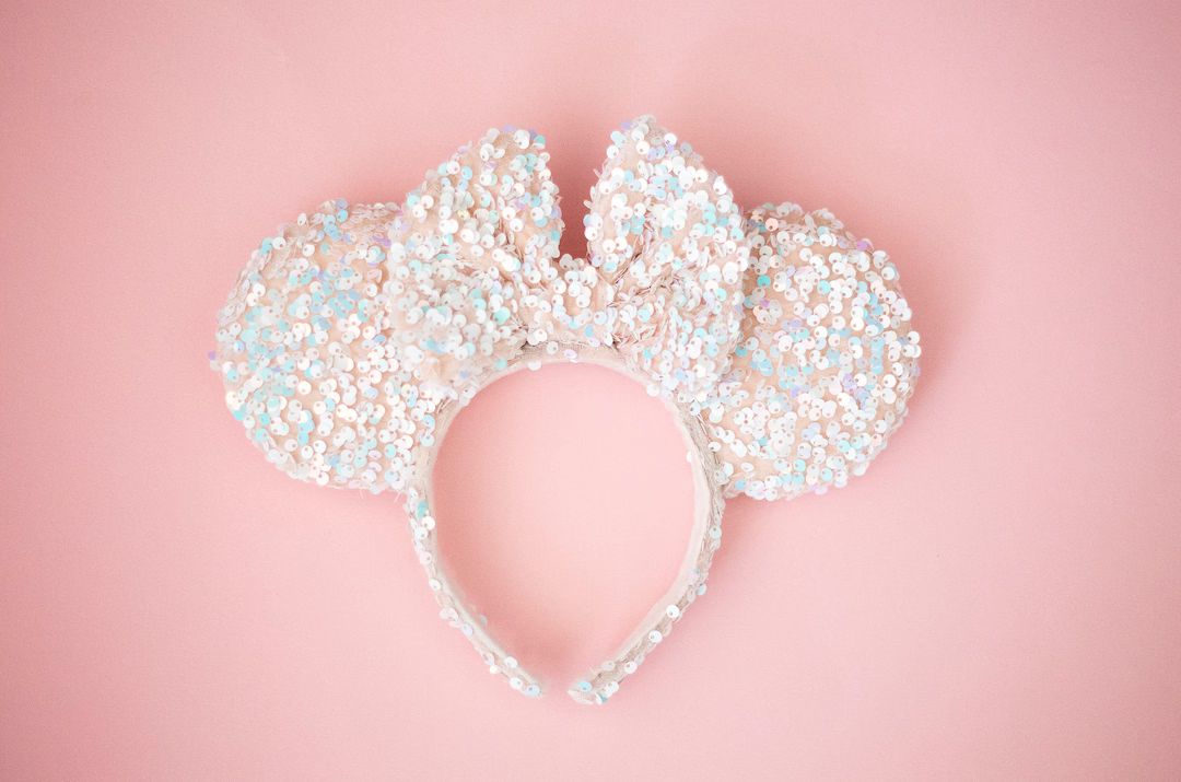 Cotton Candy Sunset Nude Sequin Ears Mickey Ears Minnie - Etsy | Etsy (US)