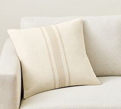 Striped Linen Pillow Cover | Pottery Barn (US)