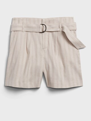 High-Rise 4" Linen-Cotton Short | Banana Republic (CA)