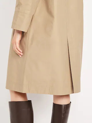 Water-Resistant Long Barn Coat | Old Navy (CA)