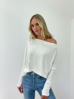 the anywhere top [ivory] | Six fifty clothing