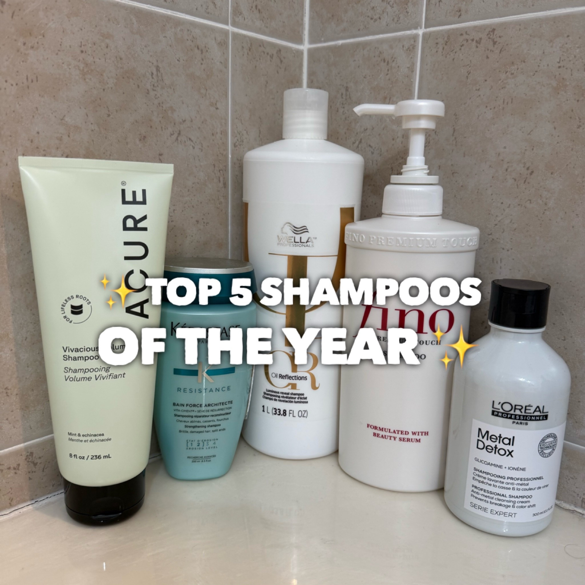 After testing many products this year, these are the 5 shampoos that truly stood out ✨ They helped my hair feel healthier, shinier, and easier to manage without compromising the scalp.
Everyone’s hair is different, but if you’re looking for a solid starting point, this list is it 🤍

#LTKHoliday #LTKBeauty #LTKselfcare